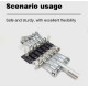Universal traction adapter with multiple directions and adjustable angles