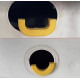 Protective covers for working with process holes, yellow