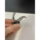 Set of metal tips for lever, M8 thread, height 3.5 cm