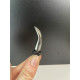 Set of metal tips for lever, M8 thread, height 3.5 cm