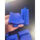 Set of blue adhesive adapters 10-in-1