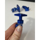 Set of square aluminum glue adapters for cold glue, 3 pcs.