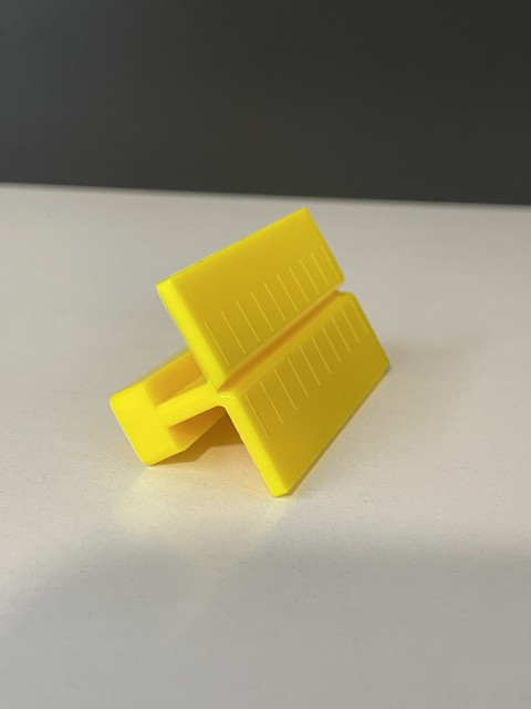 Adhesive strip, 60 x 35 mm, yellow