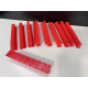 Set of 10 red tracks