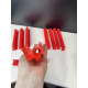 Set of 10 red tracks