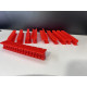 Set of 10 red tracks