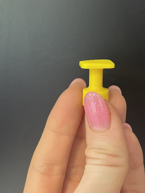 Laka Tools Glue Adapter, Yellow Square, 15 x 15 mm