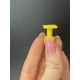 Laka Tools Glue Adapter, Yellow Square, 15 x 15 mm