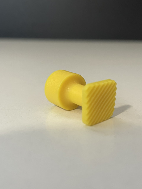 Laka Tools Glue Adapter, Yellow Square, 12 x 12 mm