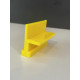 L-55mm Edge Glue-On Adapter, Yellow