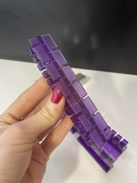ICE PURPLE Adhesive Strip Set (4 pcs.) + Metal Clips