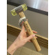 A dent-removal hammer with nylon tips (replaceable); tip diameter: 3.5 cm; beechwood handle