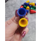 Rubber nozzles on the lever, input d-12mm, height 35mm