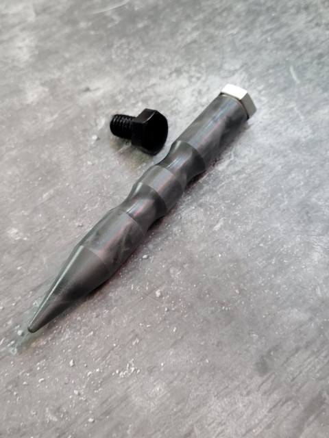 Kern Scepter Metalmedic replaceable metal/plastic head, 10 cm long
