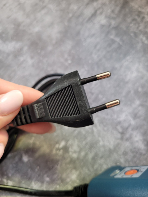 Термопістолет з регулюванням температури сірий 150W