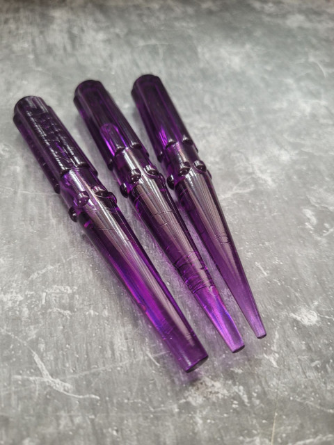 Set of 3 cores (violet) and 2 handles (KESO replica)
