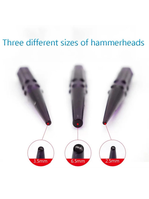 Set of 3 cores (violet) and 2 handles (KESO replica)