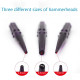 Set of 3 cores (violet) and 2 handles (KESO replica)