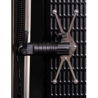 Lamp mounting bracket for tripod with swivel rod d18 mm