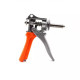 Gun for leveling process holes