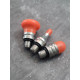 Set of red tips M8 thread, 3 pcs.