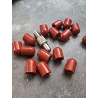Set of tip spherical metal M8 thread + 30 rubber nozzles