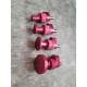 A set of aluminum adapters for cold glue, 4 pcs. 