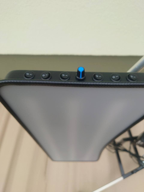 PDR Led lamp semi-oval, 6 stripes three white warm \ three white cold. 
