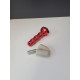 Knockdown red complete with 2 tips, thread M8.
