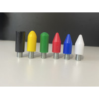 Set of 6 colored tips, thread M8