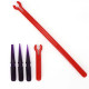Set of 3 cores (violet) and 2 handles (KESO replica)